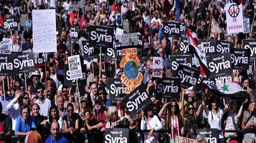 الأزمة السورية بين