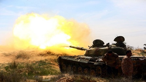 استمرار القتال في