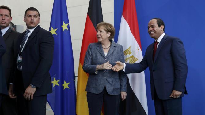 ميركل والسيسي