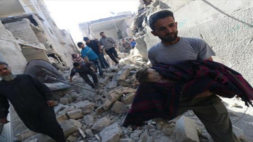 قوات الأسد تقصف حلب
