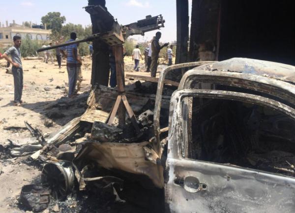 عربات مدمرة لتنظيم