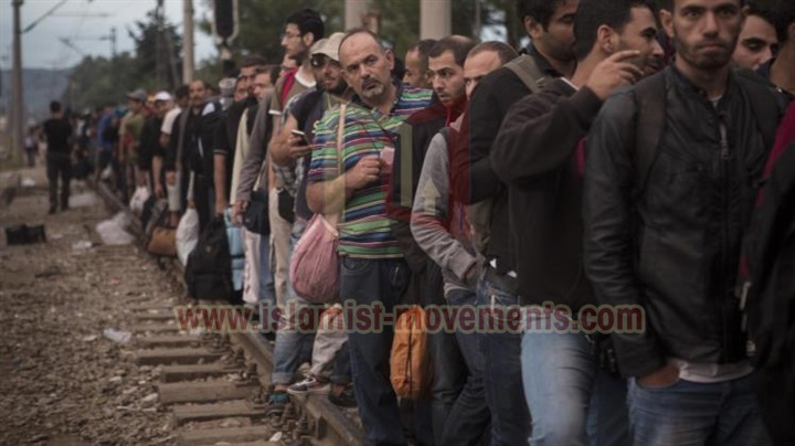 طوابير اللاجئين