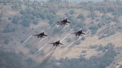 أول الغارات الروسية