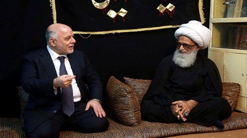 العبادي في النجف