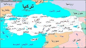 خريطة توضح منطقة