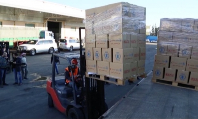 مساعدات انسانية فى