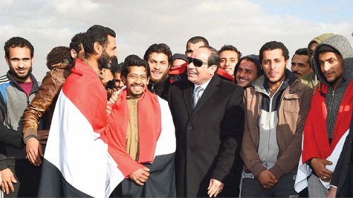 السيسي يستقبل 20