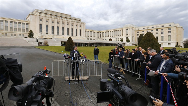 لقطة من مفاوضات جنيف