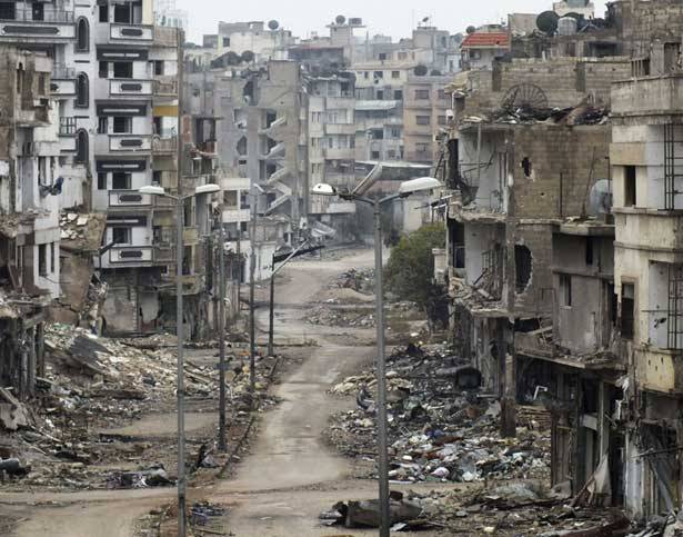 سوريا تحت الدمار