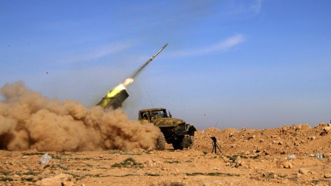 استمرار المعارك العنيفة