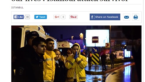 حادث اسطنبول وتهديد