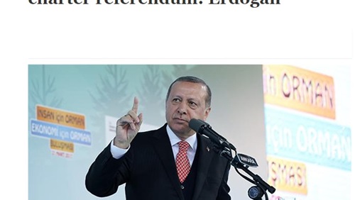 ضغوط اردوغان على