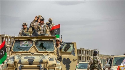 الجيش الليبي يبدد