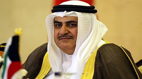 وزير الخارجية البحرينى