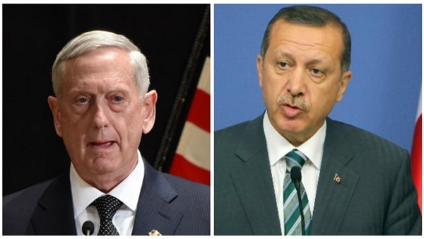 أردوغان وماتيس يرفضان