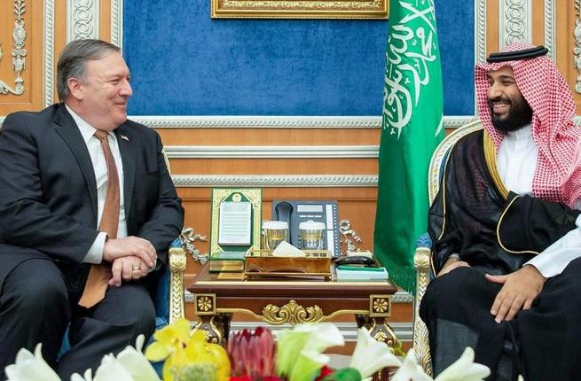 ولي العهد وبومبيو