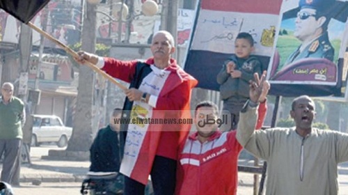 تظاهرات مؤيدة لـ«السيسى»